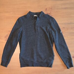 Travis Mathew Heather Charcoal Knit Pullover